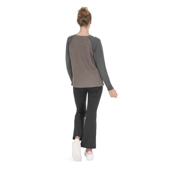 Crown of Edinburgh Cashmere Cashmere Sweater Colorblock Raglan Women Multicolor - Picture 3 of 7